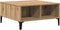 vidaXL - Salontafel - Artisan - Eiken - 60x60x30 - cm - Bewerkt - Hout