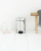 Brabantia NewIcon Prullenbak - 3 liter - Brilliant Steel