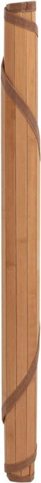 vidaXL - Vloerkleed - rond - 60 - cm - bamboe - naturel