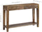 vidaXL - Wandtafel - 118x30x80 - cm - massief - mangohout