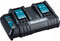 Makita DC18SH - Accu Duolader - Voor 2 accu's 14,4V - 18V Li-Ion - 199687-4