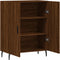 vidaXL - Dressoir - 69,5x34x90 - cm - bewerkt - hout - bruin - eikenkleur