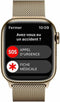 Apple Watch Series 8 - Smartwatch - GPS + Cellular - 41mm RVS Milanees bandje Goud