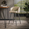 AnLi Style Barstoel boucle salon Zandkleur