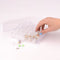 Vaessen Creative Opbergbox met Deksel - 30 Potjes - 16 x 13,5 x 3,5 cm