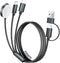 Travelhawk 3-in-1 - USB Kabel 120W - Apple Watch Oplader - 1,2 meter