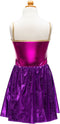 Great Pretenders Verkleedkledij Superheldin Ster jurk met cape en hoofdband - Magenta/Paars - Maat 5-6 jaar