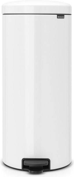Brabantia NewIcon Prullenbak - 30 liter - Geruisloos deksel - Wit