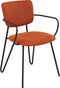Set van 2 eetkamerstoelen ELKO Oranje