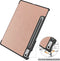 Lunso - Geschikt voor Lenovo Tab P11 Pro Gen 2 (2e generatie) - Tri-Fold Bookcase hoes - Rose Goud