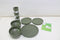 Bo-Camp Industrial - Servies - 16-delig - Breukbestendig - Groen (16 stuks)