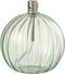 J-Line Olielamp Ribbels Glas Aqua Small