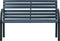 vidaXL - Tuinbank - 112 - cm - massief - vurenhout - grijs