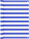 vidaXL - Balkonscherm - 120x300 - cm - HDPE - blauw - en - wit