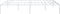 vidaXL - Bedframe - metaal - wit - 180x200 - cm