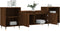 vidaXL - Tv-meubel - 160x35x55 - cm - bewerkt - hout - bruin - eikenkleur
