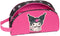 Safta Hello Kitty Kuromi Toilettas - 26 x 16 x 9 cm - Polyester - Zwart Roze