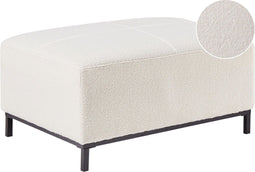 OSLO - Ottomaan - Wit - Bouclé