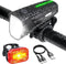 Inlustro Oplaadbaar LED Fietsverlichting Set - Verblindingsreductie - Remsensor - USB-C