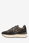 Mexx Juju Humper - Sneaker - Leer - Zwart/Bruin - Maat 39