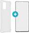 iMoshion Hoesje met screenprotector Geschikt voor Samsung Galaxy S10 Lite Hoesje met screenprotector - iMoshion Anti-Shock Backcover + Premium - Transparant