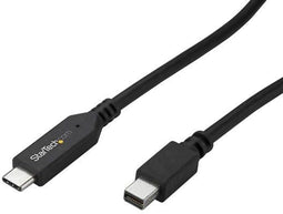 Startech.com CDP2MDPMM6B - USB-C naar Mini DisplayPort-kabel - 4K 60Hz - Zwart