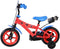 Volare Spiderman - Kinderfiets - 12 inch - Rood - Massieve EVA banden - Zijwielen
