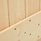 vidaXL - Schuifdeur - met - beslag - 85x210 - cm - massief - grenenhout