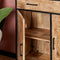 Kabinet kast industrieel - Kabinet kast Sanne - Vakkenkast mangohout 100 cm
