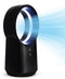 Nexxt Bladeless Fan - Draadloze Ventilator - 3 Snelheden LED Verlichting - Zwart