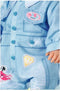 BABY born Deluxe Jeans Overall - Poppenkleding 43 cm