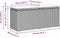 vidaXL - Tuinbank - met - kussen - 110x40x44 - cm - poly - rattan - lichtgrijs