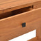 vidaXL - Bureau - met - 2 - lades - 100x40x75 - cm - teakhout