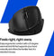HP Tilt 720M - Ergonomische Muis - Draadloos Bluetooth® en USB - Zwart