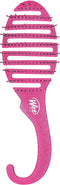 Wet Brush - original detangler - haarborstel voor in de douche - ophanghaak - Glitter Paars