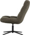 WOOOD Job Draaifauteuil - Teddy - Groen - 101x70x85