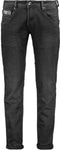 Cars Jeans Heren CHAPMAN - Regular Fit - Zacht elastisch denim - Black Used - Maat 40/34
