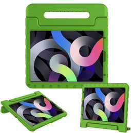 iMoshion Tablet Hoes Kinderen Geschikt voor iPad Air 5 (2022) / iPad Air 4 (2020) - iMoshion Kidsproof Backcover met handvat - Groen