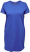 ONLY CARMAKOMA CARKAYLEE - Dames Jurk - Katoen met korte mouwen - Strong Blue - M-46/48