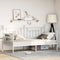 vidaXL - Ligbedframe - Wit - 90x200 - cm - Staal