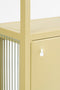 Mica Decorations Clifton Wandkast - L38 x B15 x H74 cm - Metaal - Beige