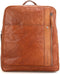 SPIKES & SPARROW Leren Vrije tijd rugzak Rugzak met laptopvak Bronco Backpack Brandy Bruine