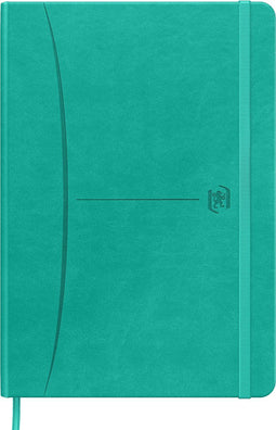 Oxford Signature - Notitieboek - A5 - gelijnd - 80 vel - turquoise