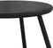 vidaXL - Tuintafeltjes - 2 - st - rond - gepoedercoat - staal - zwart
