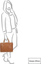 Gigi Fratelli Laptoptas Elegance Leer - zwart