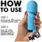 Massager XR Blauw Siliconen