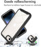 iMoshion Hoesje Geschikt voor iPhone SE (2022) / SE (2020) / 8 / 7 / 6s / 6 Hoesje - iMoshion 360° Full Protective Case - Zwart / Transparant
