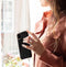 Selencia Hoesje Geschikt voor iPhone 12 Mini Hoesje - Selencia Gaia Slang Backcover - Zwart