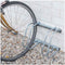 Dunlop Fietsenrek - Aluminium - Geschikt voor 2 fietsen - 26,5 x 40 x 32,5 cm (H x B x D)