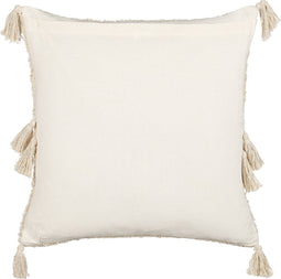 AVIUM - Sierkussen - Beige - 45 x 45 cm - Katoen